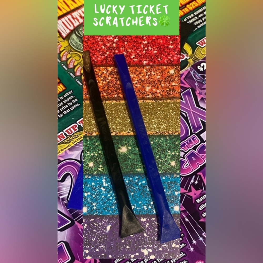 ULTIMATE LUCKY LOTTERY TICKET SCRATCHER SET NEW !!